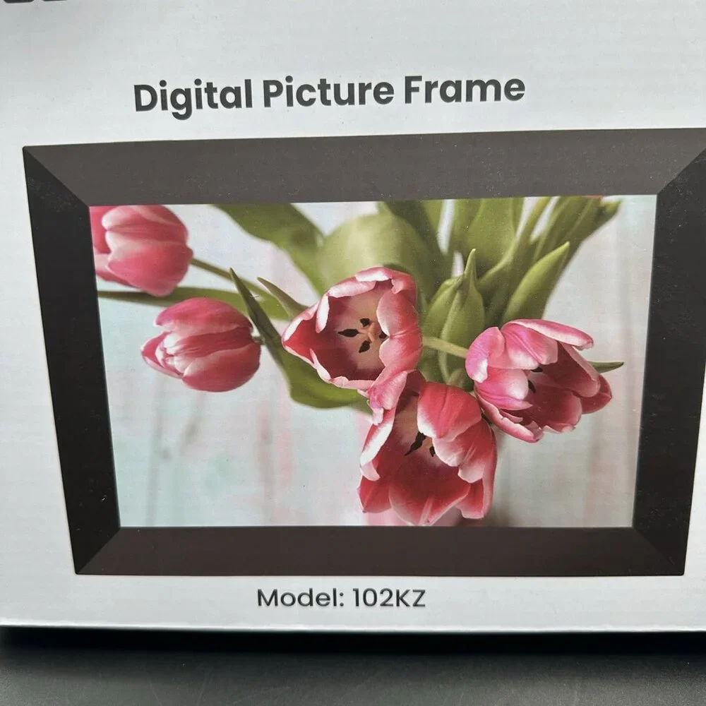 Digital Picture Frame 10.1" Digital Photo Frames Touch Screen NUSICAN Wifi Cloud - Picture 5 of 7